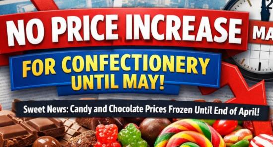 No Price Increase For Confectionery Until May